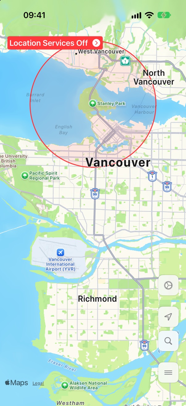 Location off