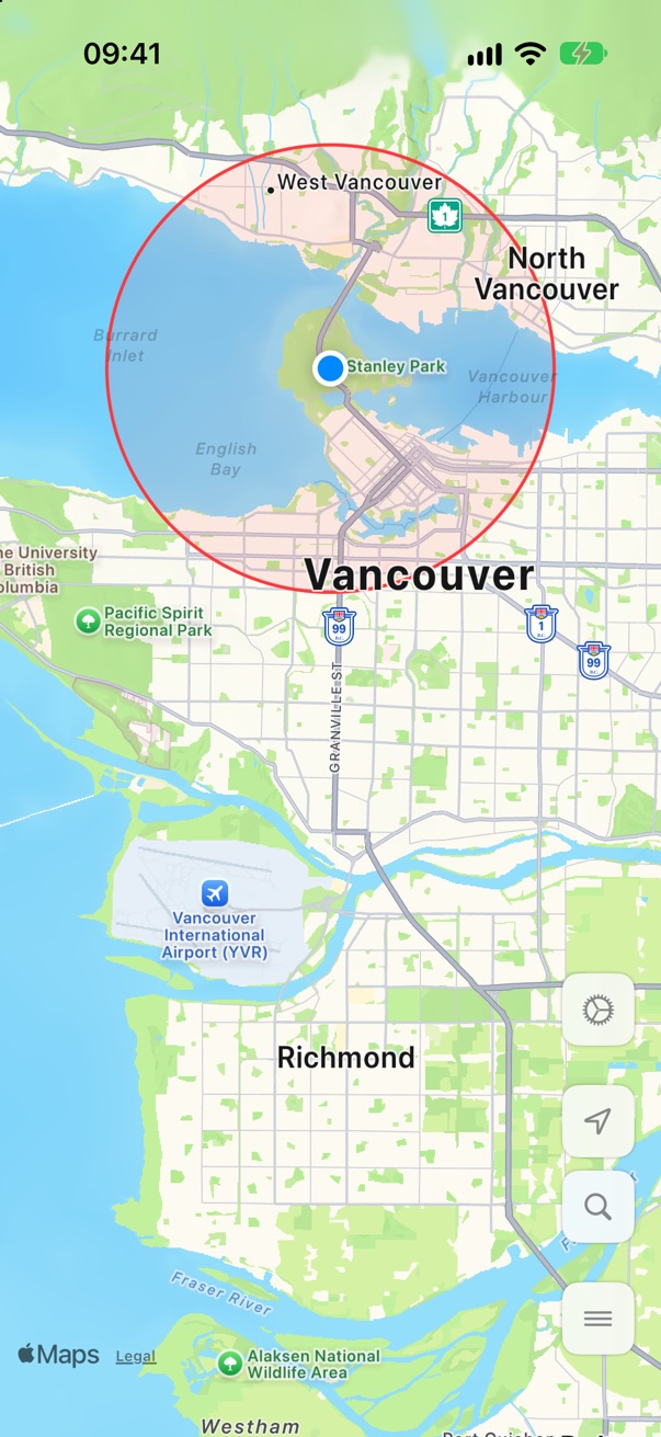1. The map, always on screen