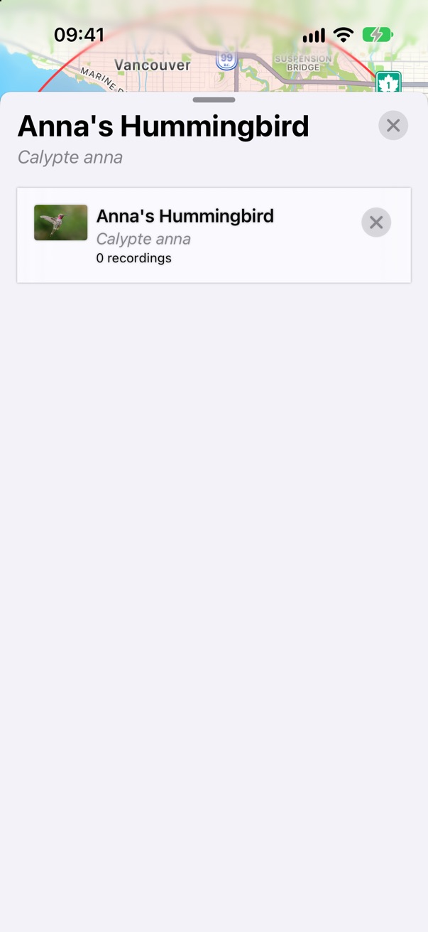 Recordings, built but not reachable
